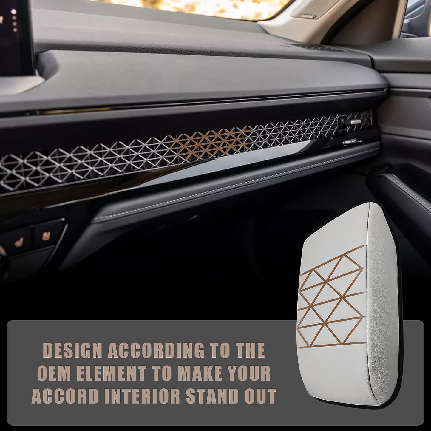 Center Console Armrest Cover for 2023 Accord
