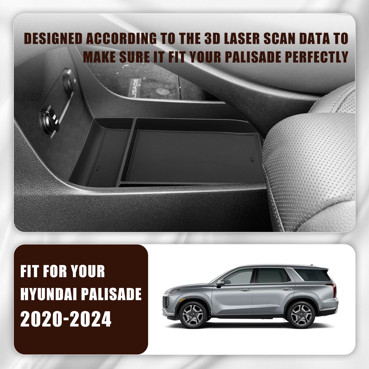 Lower Center Console for Hyundai Palisade 2021-2024